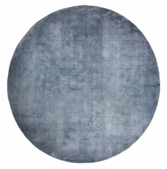 DYWAN LINEN DARK BLUE OKRĄGŁY