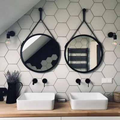 LUSTRO NA SKÓRZANYM PASKU SCANDI BELT - foto 5