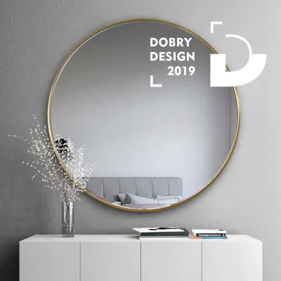 LUSTRO SCANDI SLIM ZŁOTE - foto 2